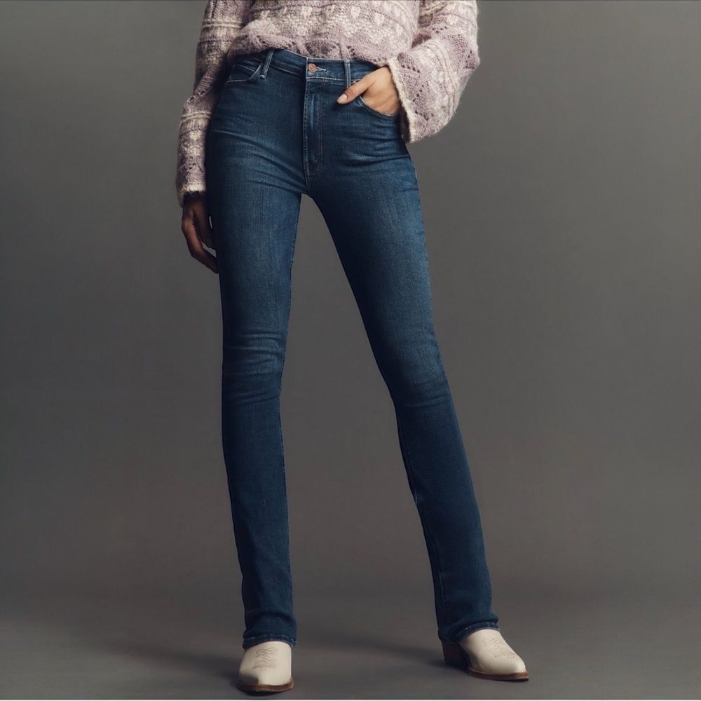 MOTHER The Runaway Mid-Rise Bootcut Jeans Anthropologie Size 25